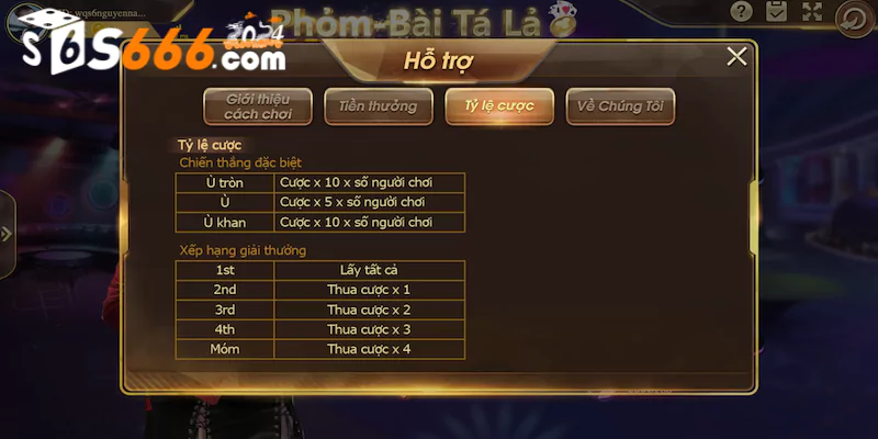 Luật chơi bài phỏm S666 siêu chuẩn