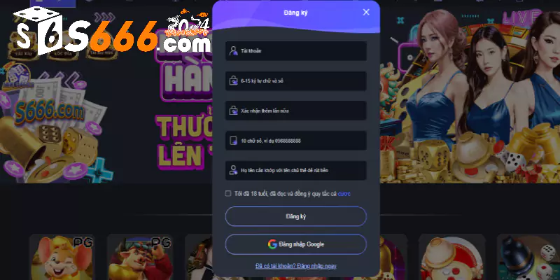 Các bước tham gia đặt cược khi chơi game