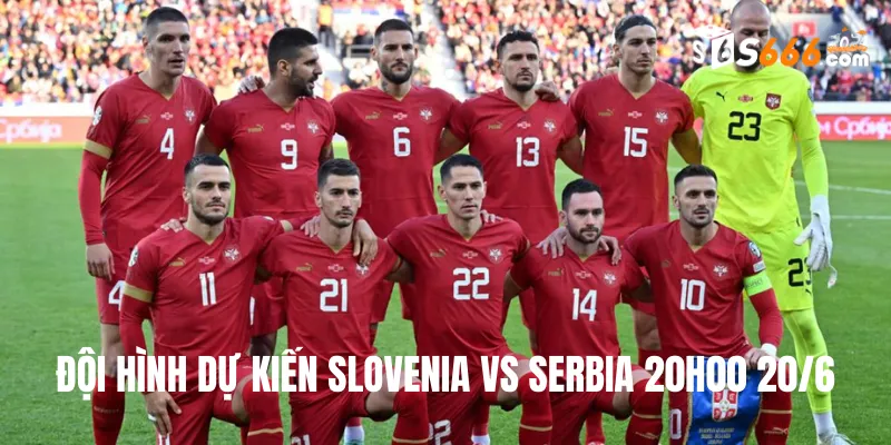 Đội hình dự kiến Slovenia vs Serbia trận đấu lúc 20h00 20/6