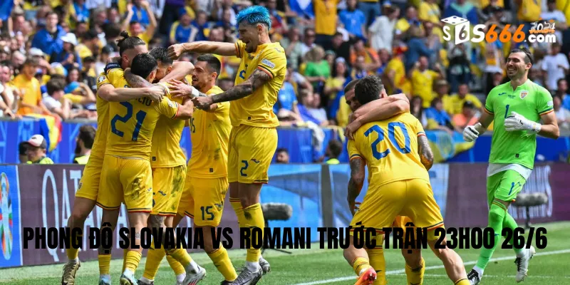 Phong độ trước trận của hai đội bóng Slovakia vs Romani 